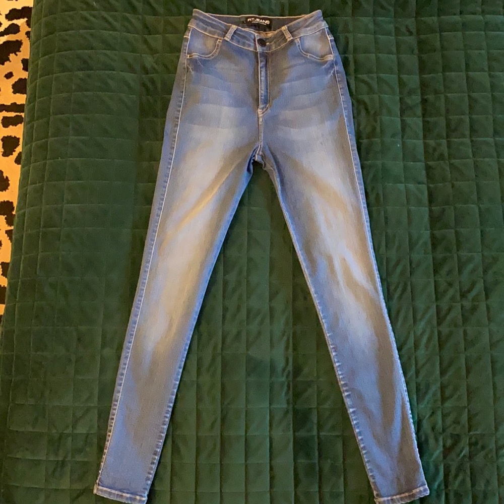 FitJeans contour sapphire blue size small